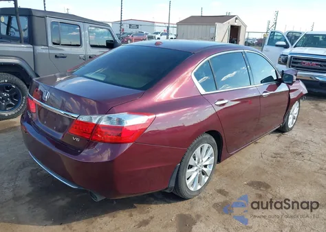 2013 Honda Accord Ex-L V-6 z USA, uszkodzony, nr VIN 1HGCR3F85DA019338